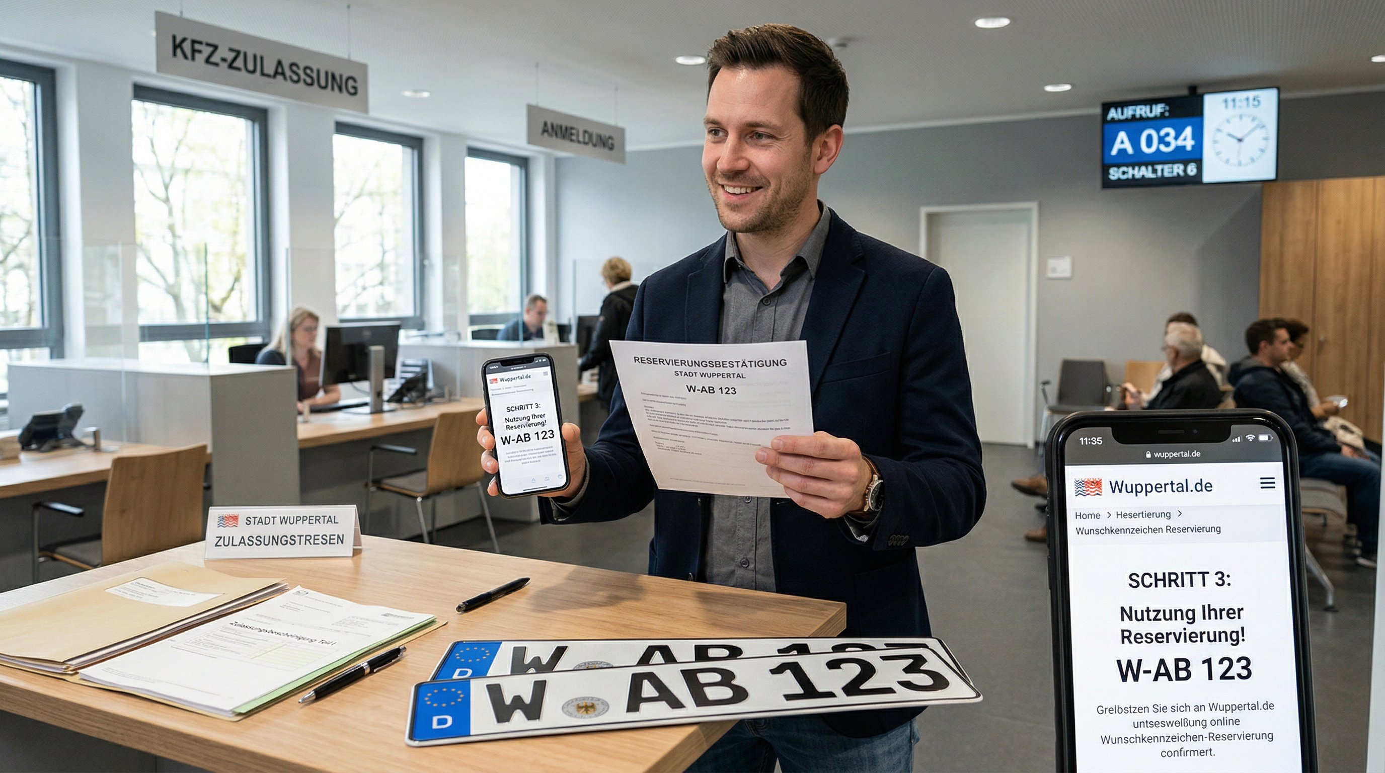 Wunschkennzeichen Wuppertal