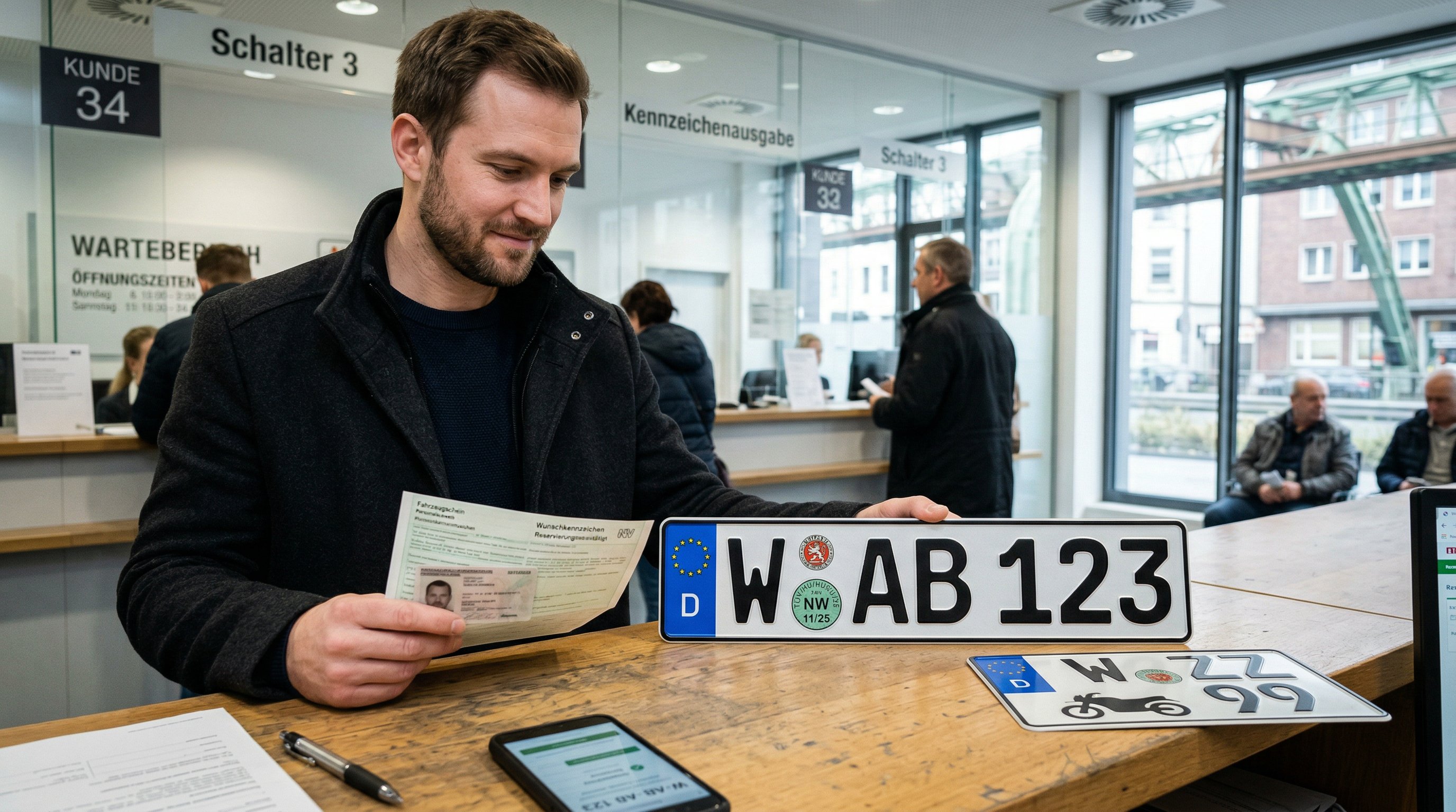 Wunschkennzeichen Wuppertal